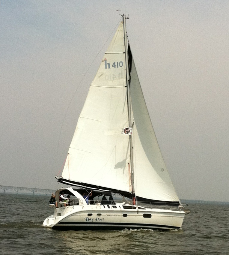 S/V Bay Poet under sail