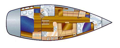 Bay Poet - Hunter 410 Layout