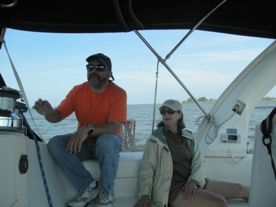 Capt. Rob with Jane Stubee